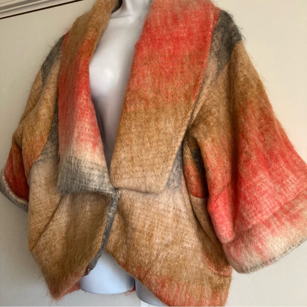 Matthew Williamson Fall 2009 Runway Multicolored Mohair Blend Jacket, UK Sz 6 - Picture 5 of 16